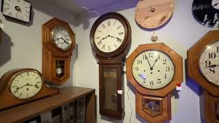 Very Tall Howard Miller Bim-Bam Regulator Wall Clock