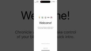 Chronicle Bill Organizer app overview