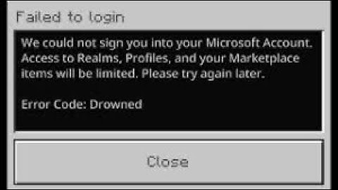 Reason why minecraft error code drowned happen and how to solve on iOS and Android