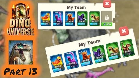 DINO UNIVERSE-[PART13] upgrading talents. Buying the last slot in the team