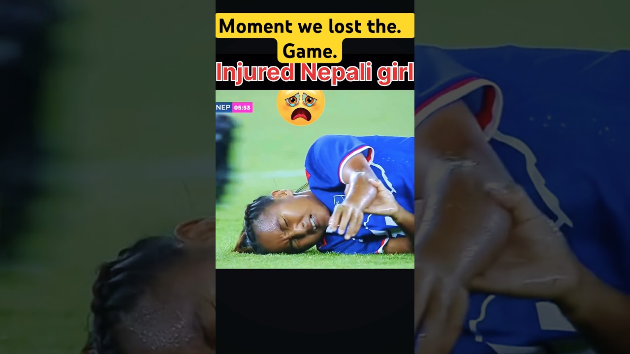 💔Injury cost Nepal final match 💔😭|| Nepal lost final against Jordon || Nepal football