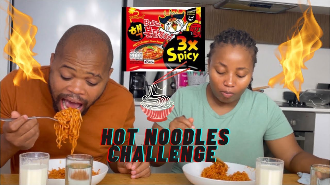 3x Spicy Noodles Challenge | Hot Noodles Challenge