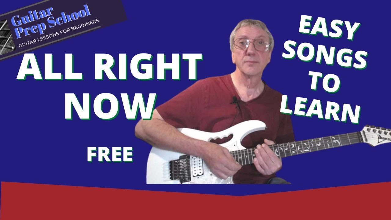 All Right Now - Free - Easy Riff Guitar Lesson for Beginners 🎸 - YouTube