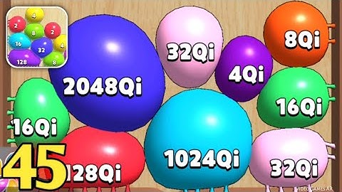 Blob Merge 3d - Gameplay Walkthrough Part 45 - New Levels Unlock 🔓 1024Qi-2048Qi (Android, iOS)