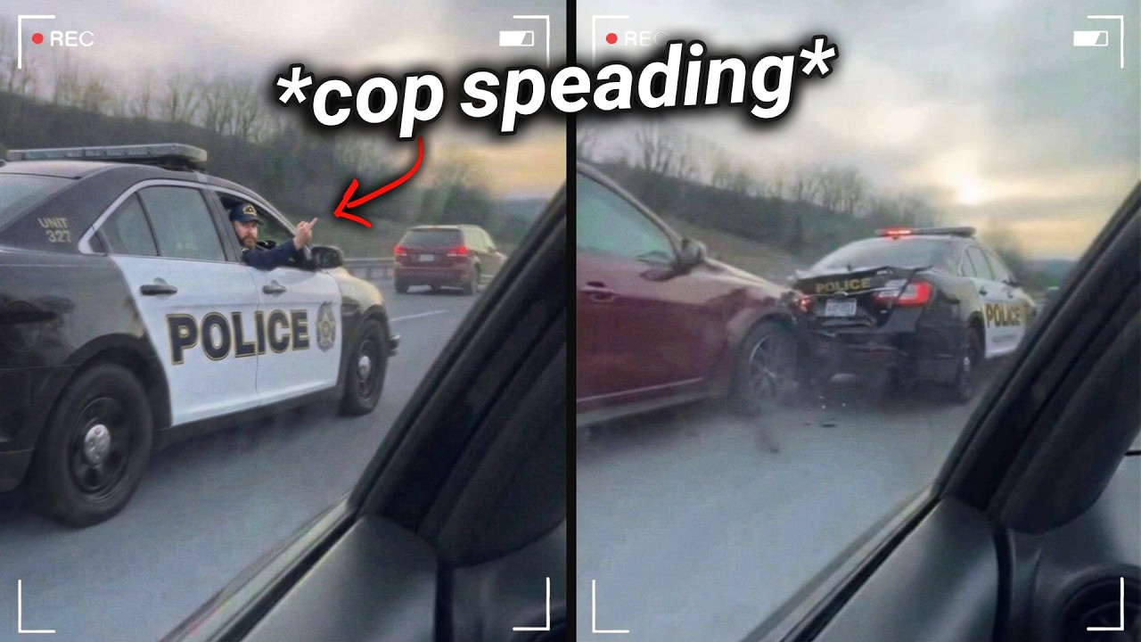 Cops Get Caught Speeding, Then The Unthinkable Happens - YouTube