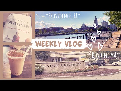 AMAZING BOSTON WEEKEND!! (Coffee, Working, Traveling)  -Weekly Vlog-