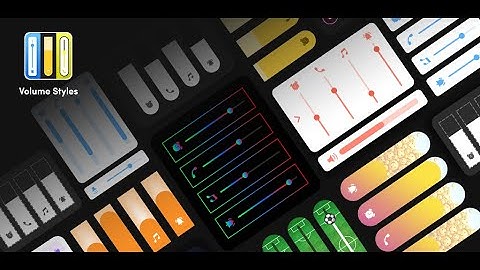 Custom Volume Style, Volume Slider panels