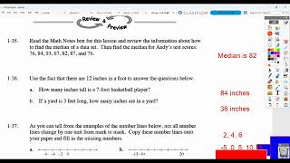 7th gr CPM 1.1.4 HW Correction video (Core Connections 1)