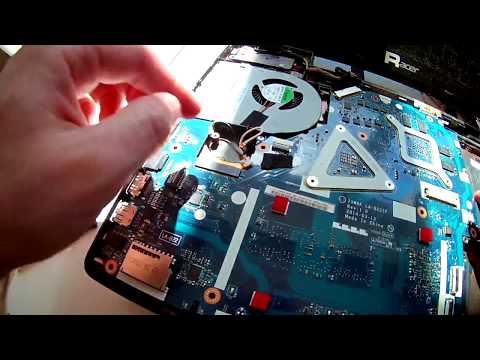 Как увеличить оперативную память в Acer Aspire E 5, чистка ноутбука