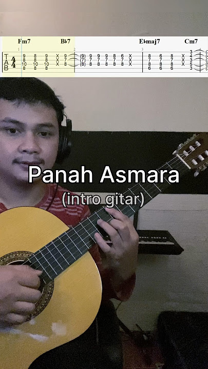 panah asmara (intro gitar) #tutorialgitar #tablature