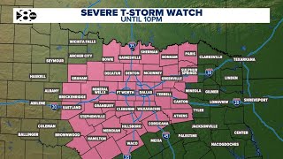 LIVE DFW WEATHER: Tracking severe thunderstorms moving across North Texas