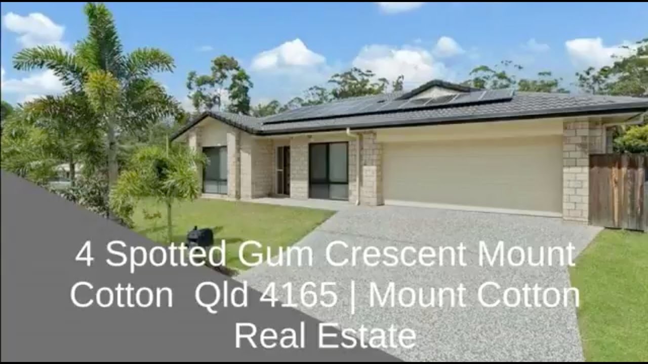 4 Spotted Gum Crescent Mount Cotton Qld 4165 Mount Cotton Real Estate YouTube