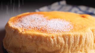 Light & Fluffy Yogurt Soufflé Cake