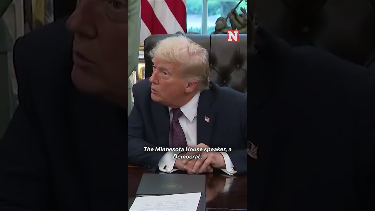 Trump's Reaction to Melissa Hortman Flag Question Sparks Anger