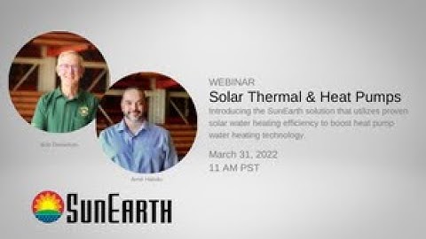 Webinar: Solar Thermal & Heat Pumps