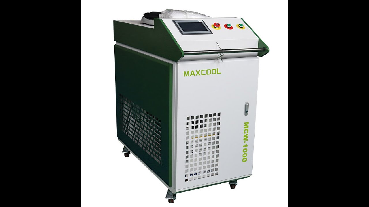 Maxcool fiber laser cleaner MC1000 for rust cleaning YouTube