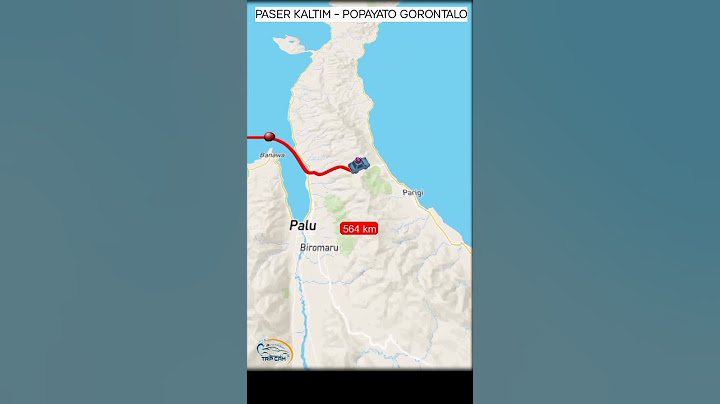 KALIMANTAN TIMUR - GORONTALO #jalanjalan #indonesia #jalandarat #map #tour #travel #rute