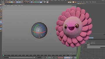 Cinema 4d: Cute Flower Character Tutorial/Speed Art