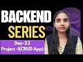 Project -1 Build Full Stack CRUD App With Mongodb, Expressjs, Nodejs | Backend Series | Full Stack