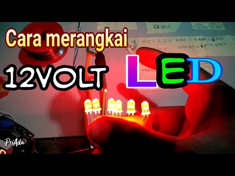 Video: Berapa banyak LED dalam rangkaian 12v?