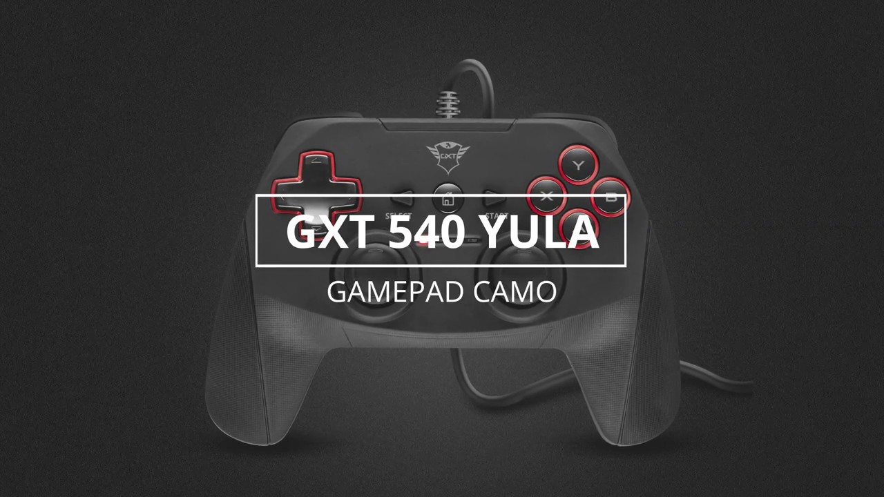 Controle Gamepad Yula GXT 540 USB Wired Preto