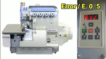 D222 Model pegasus overlock machine error 5/sewing machine error 5