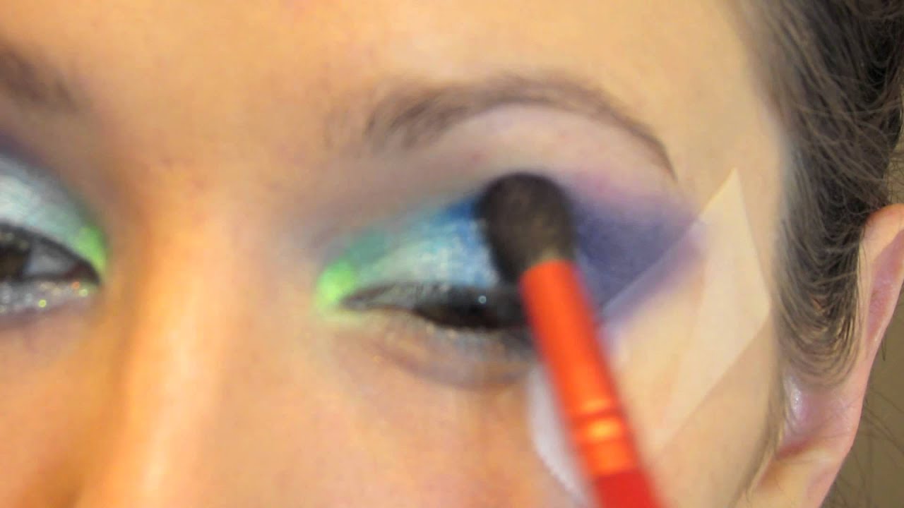 Rainbow Fish Inspired Cat Eye Makeup Tutorial YouTube