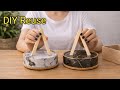 From Trash to Treasure: DIY Planet Pots with Table Sheet & popsicle Sticks! cardboard box idea 💕