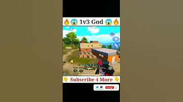 1v3 Clutch🥵🔥 || Wait For End😳🔥 || #shorts #bgmi