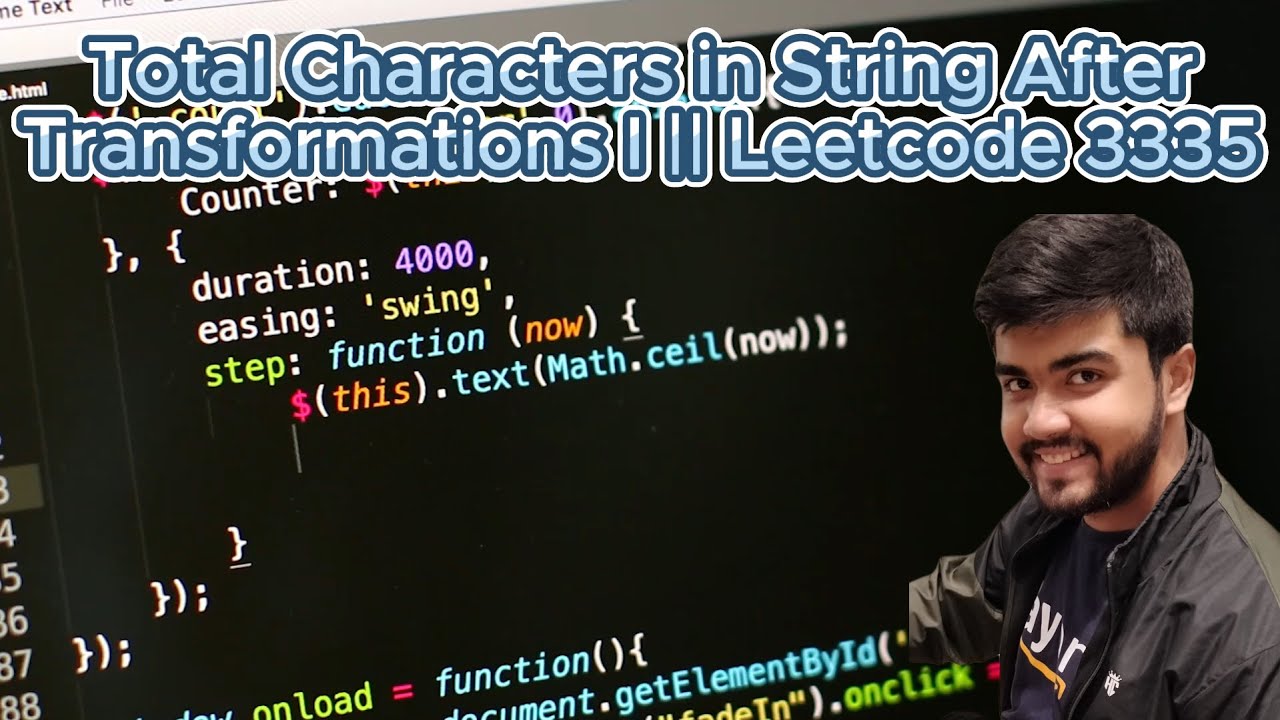 Total Characters in String After Transformations I || Leetcode 3335 ...