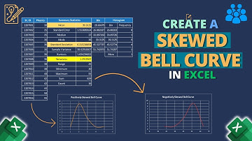 How to Create Skewed Bell Curve in Excel