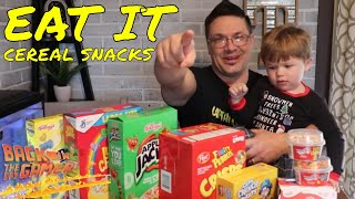 EAT IT #11 BREAKFAST CEREAL SNACKS @backinthedaygamer