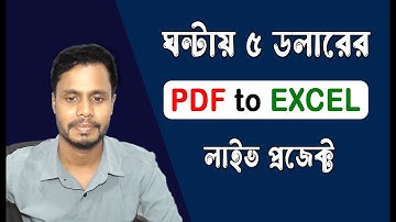 Upwork Live Jobs Tutorial 2024 | Convert Data From a Pdf into an Excel File