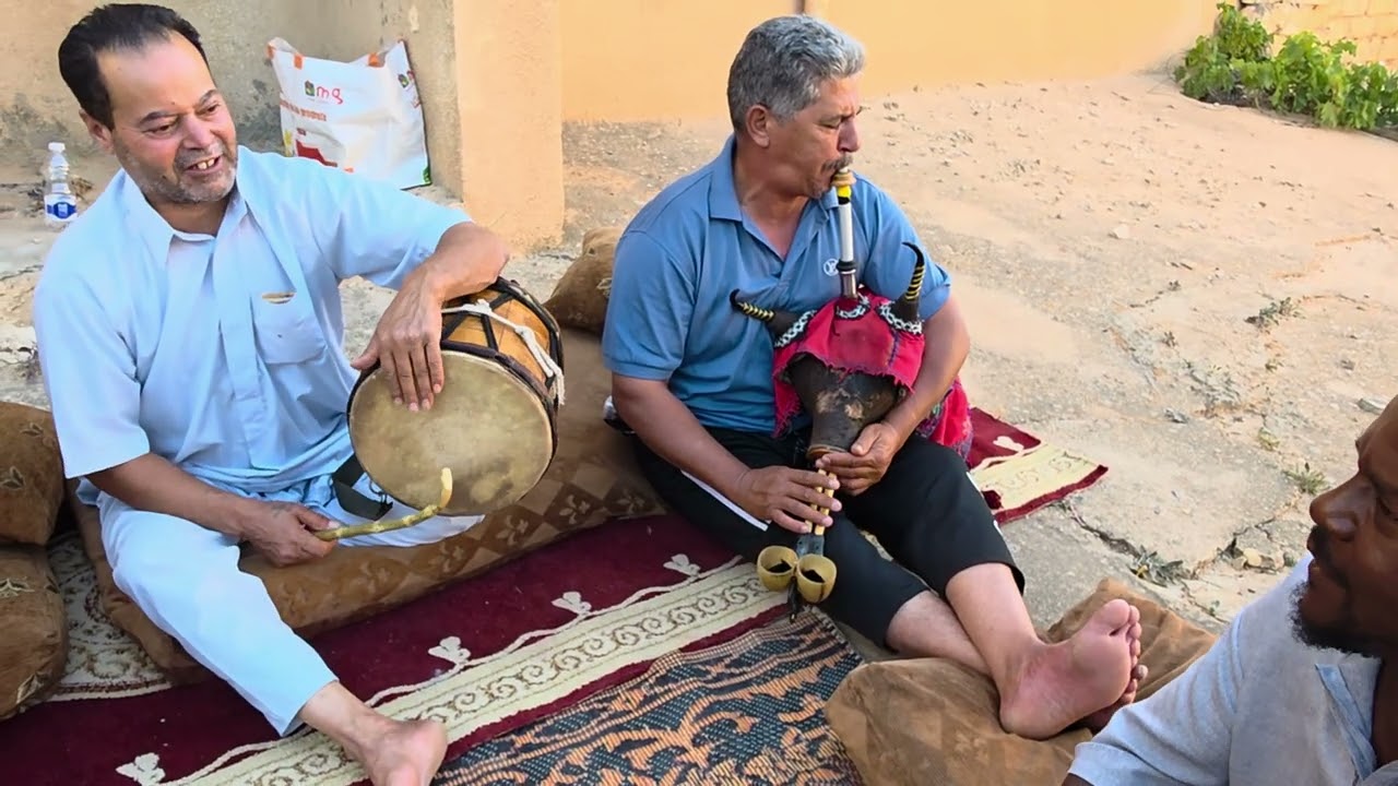 زكرة الرايس صالح باندي ايقاع  الشيباني قيطون - سيف قيطون - محسن اودعه -بلقاسم جلسة فنية بمدينة يفرن 