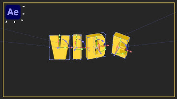 3D-tekstanimatie in After Effects-zelfstudies