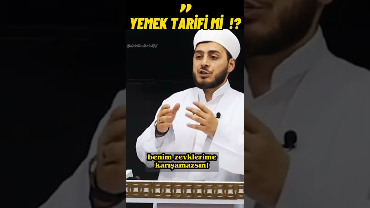 HOCALAR YEMEK TARİFİ ANLATSIN!