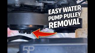 Player Profile 2005-2010 Scion TC waterpump pulley removal without jamming a screwdriver in