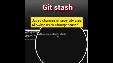 Git stash command #shorts #gitcommands #codingtips