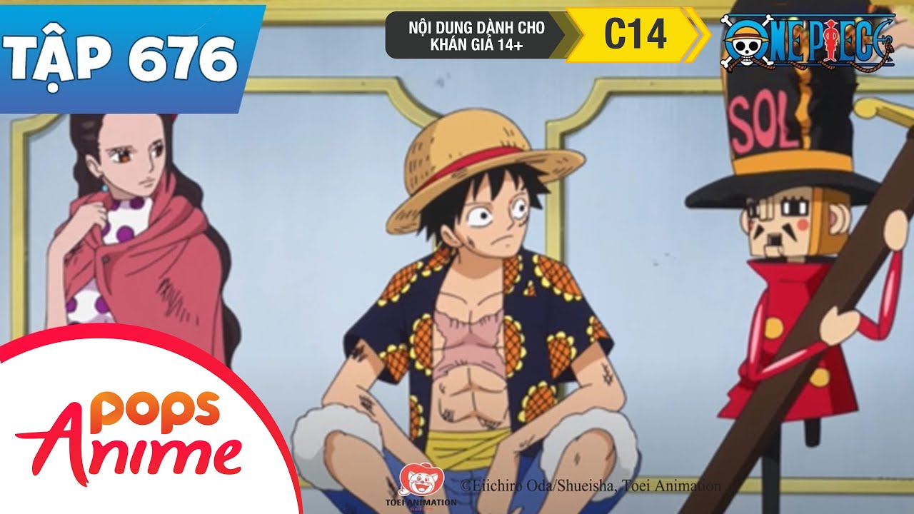 One Piece Tập 676 - Chiến Dịch Thất Bại. Vị Anh Hùng Usoland Tử Chiến - Đảo Hải Tặc