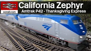#oorail #thanksgiving #californiazephyr something a little different
for thanksgiving. in this video we take look at the amtrak california
zephyr ho sca...