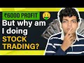 LIVE stock trading / why stock trading is better than F&O / how to do stock trading