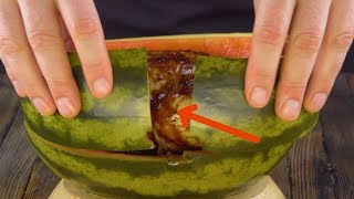 Once This Melon Is Cut Open, You Won't Believe Your Eyes!