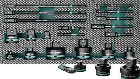 A must-have product! 1/4" 3/8" 1/2" Impact Socket Adapters and Reducer, Includes Reducers, Univers