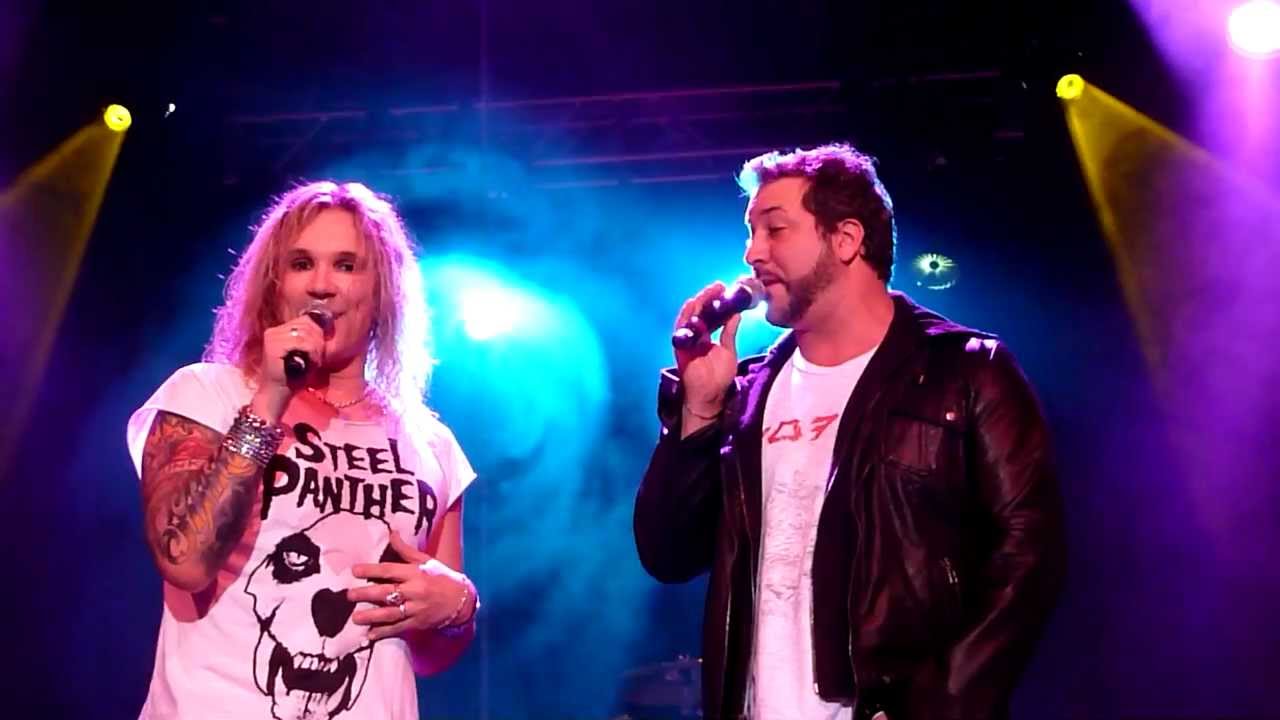 Steel Panther with Joey Faton from NSYNCgirl from Oklahoma at green valley ranch 01/14/2012