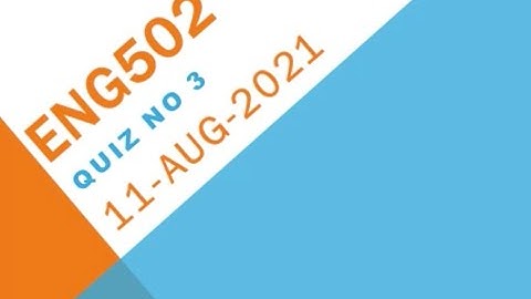 ENG502 Introduction to Linguistics Quiz No 3 Solution