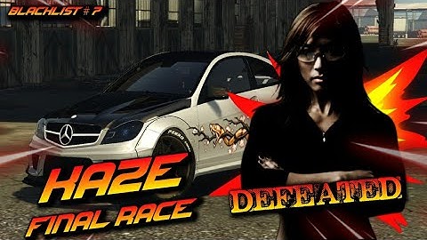 Defeated KAZE Blacklist 7  || NFS Most wanted 4k Final Races ||
