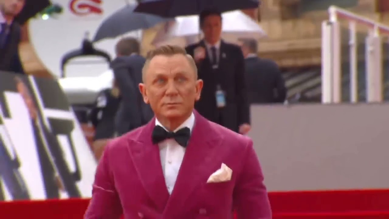 Daniel Craig No Time To Die Royal World Premiere London september 28, 2021