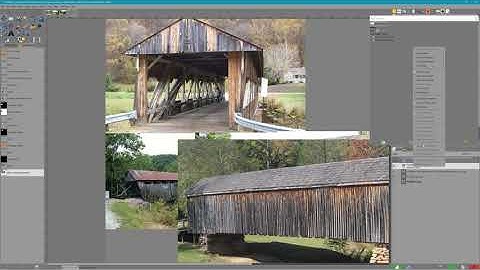 Making this Old Covered Bridge in Blender for BeamNG - 5x Fast Forward