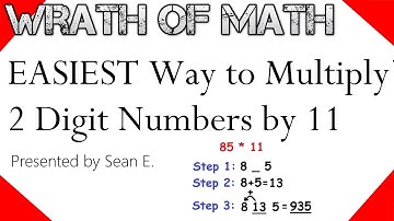 The EASIEST Way to Multiply 2 Digit Numbers by 11