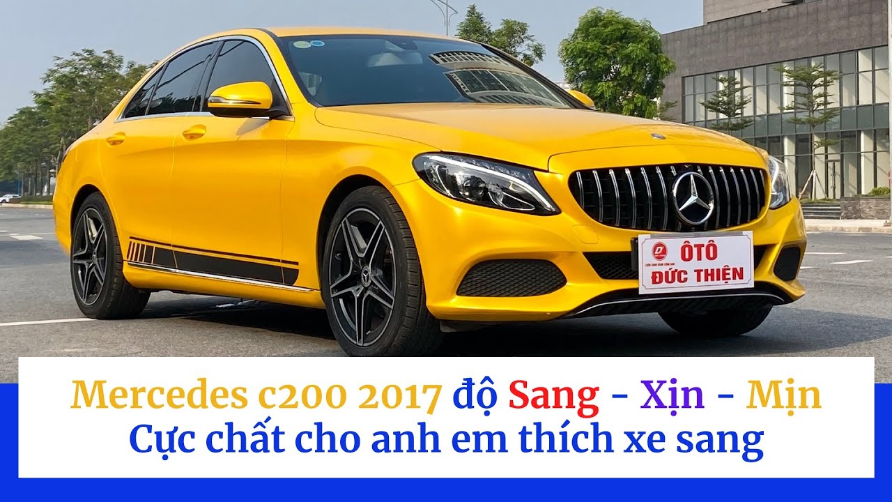 Xe Mercedes Benz C class C200 2017  Xanh Đen